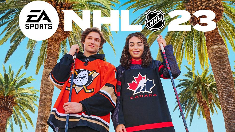 NHL 23 key art