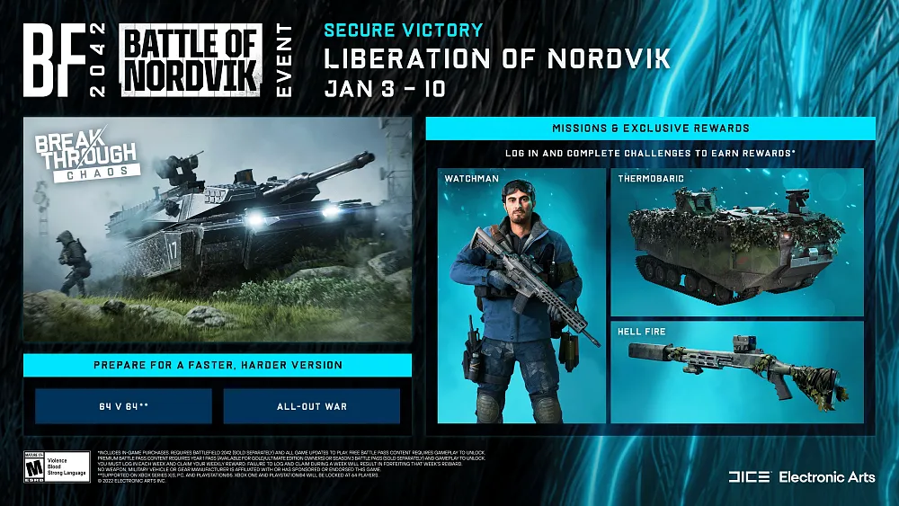 Image showing the week 3 cosmetics that players can earn during the event