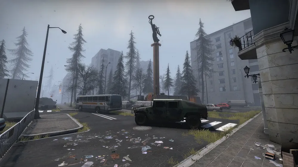 Screenshot from a custom Counter-Strike Global Offensive map.