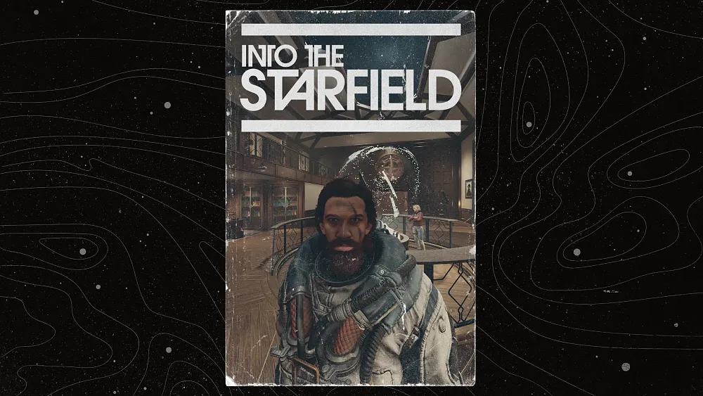 Character named Bort looking into the camera in the game Starfield.
