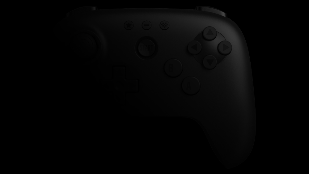 Dark teaser for a new controller from 8BitDo for the Analogue 3D console.