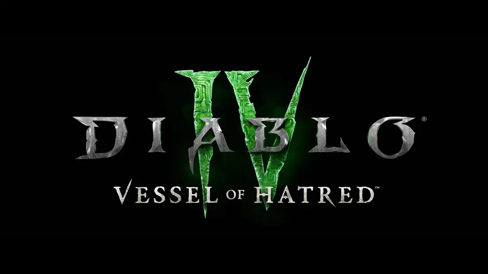Diablo 4: Vessel of Hatred text logo