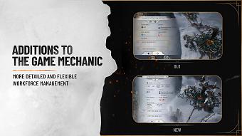 Image showing improvements to a core game mechanic in Frostpunk 2.