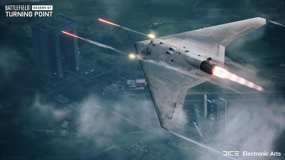 Aerial bomber jet, Draugr, coming to Battlefield 2042.