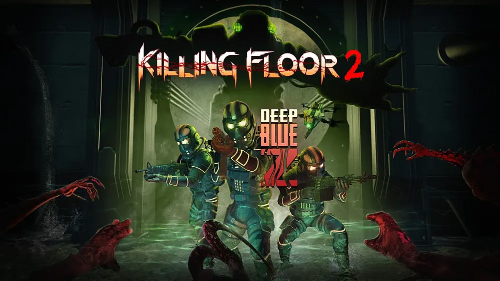 Artwork for the Deep Blue Z update for Killing Floor 2.