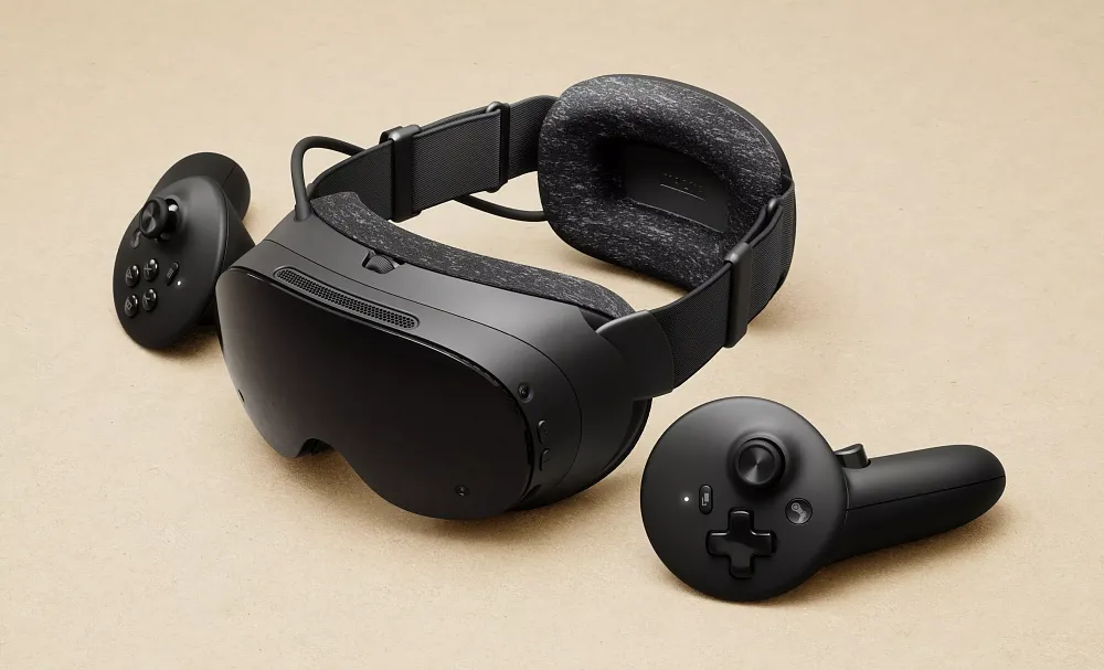A new VR headset and new VR controllers, Steam Frame, from Valve.