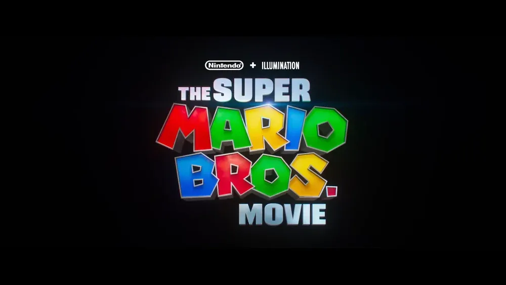 Text: Nintendo + Illumination. The Super Mario Bros. Movie.