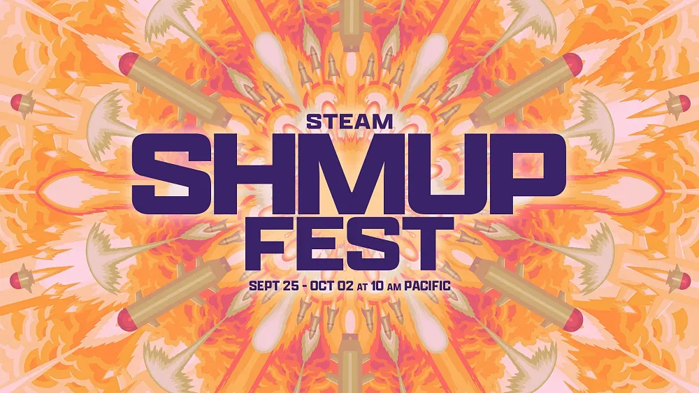 Text: Steam SHMUP Fest. September 25 - October 2.