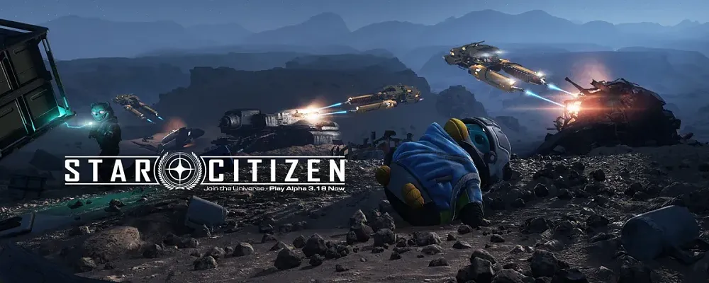 Image showing the surface of an alien planet with a penguin plushy in the foreground.