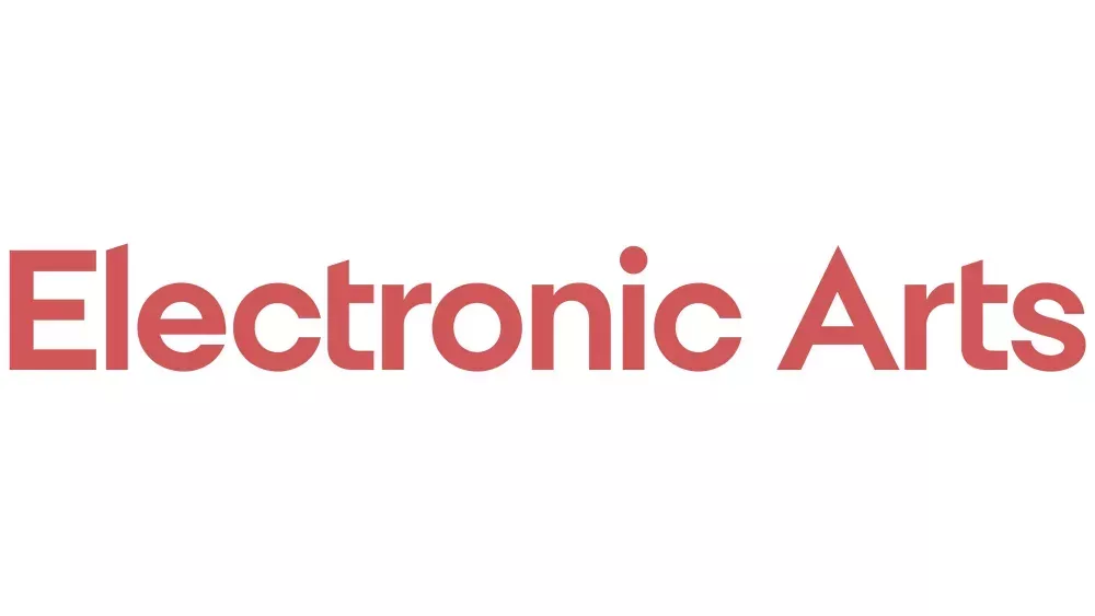 The Electronic Arts logo. Simple red text on a white background.