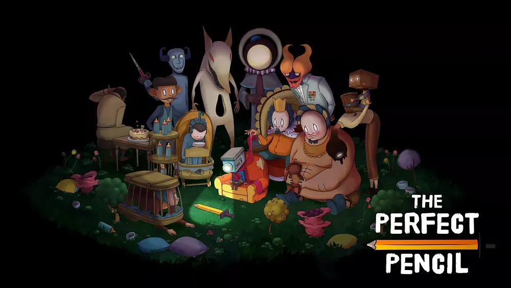 Various, strange looking characters from the game The Perfect Pencil.