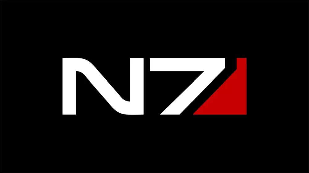 The N7 logo from Mass Effect.