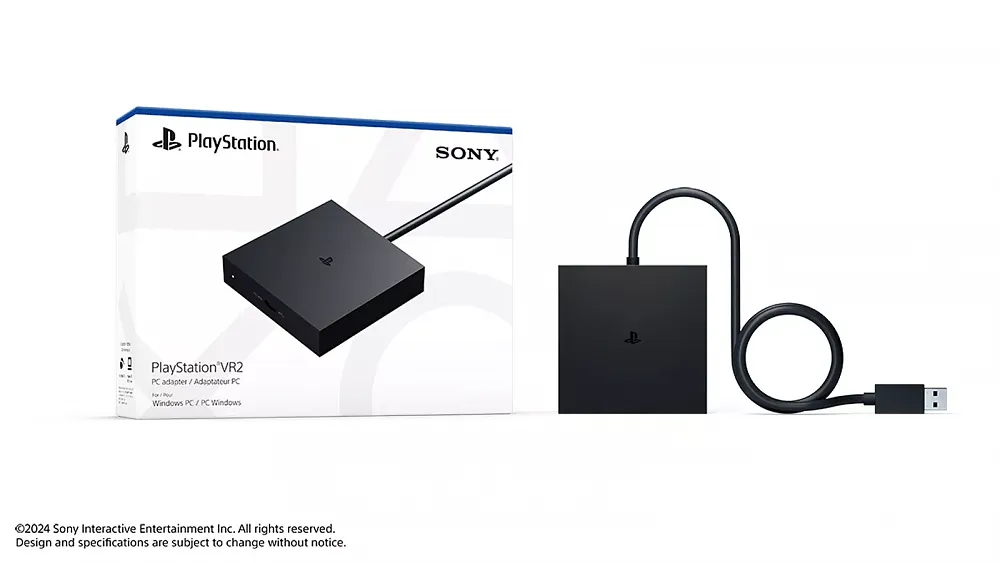 A hardware device that will let PlayStation VR2 headset owners connect their device to PC.
