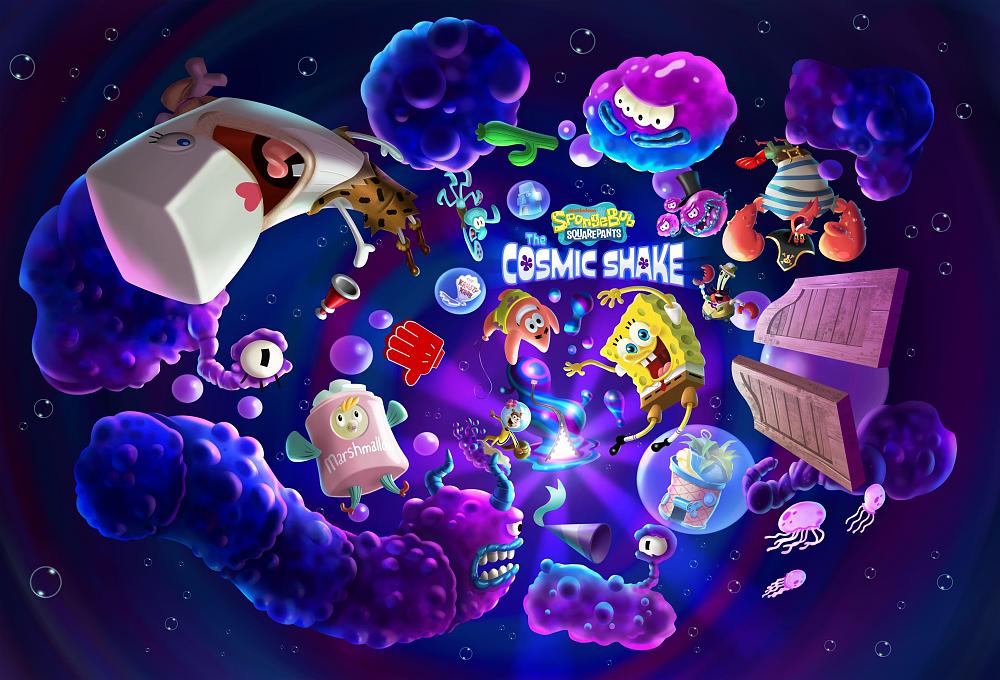 SpongeBob - The Cosmic Shake key art