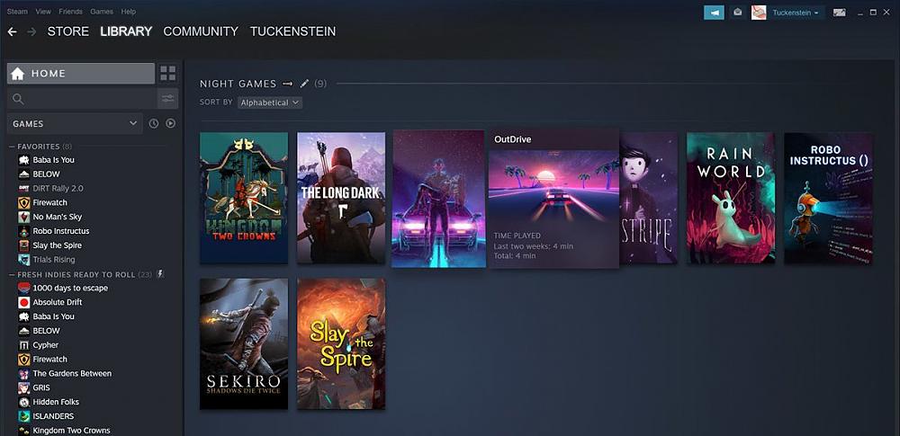 New Steam Library