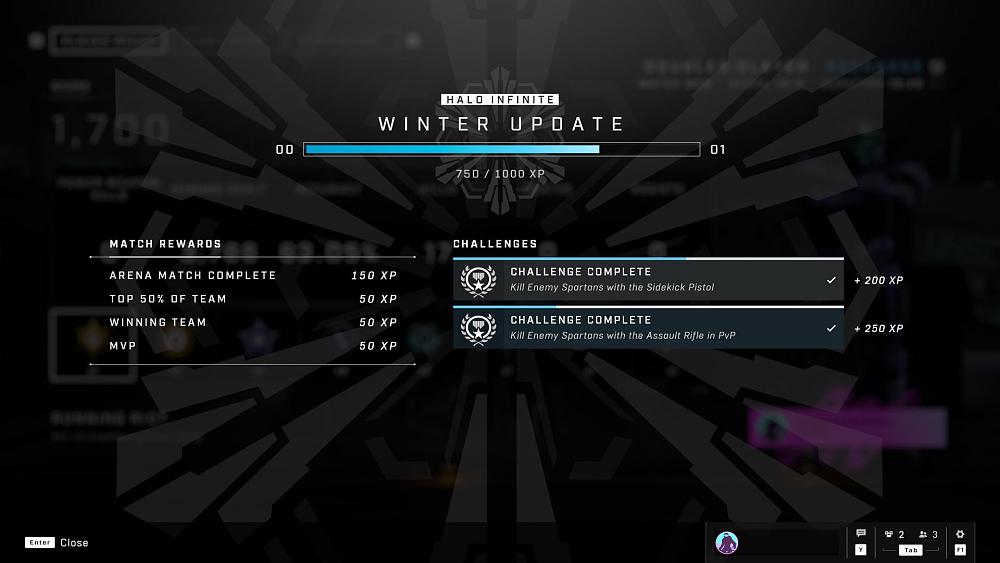 Halo Infinite - Match XP Beta