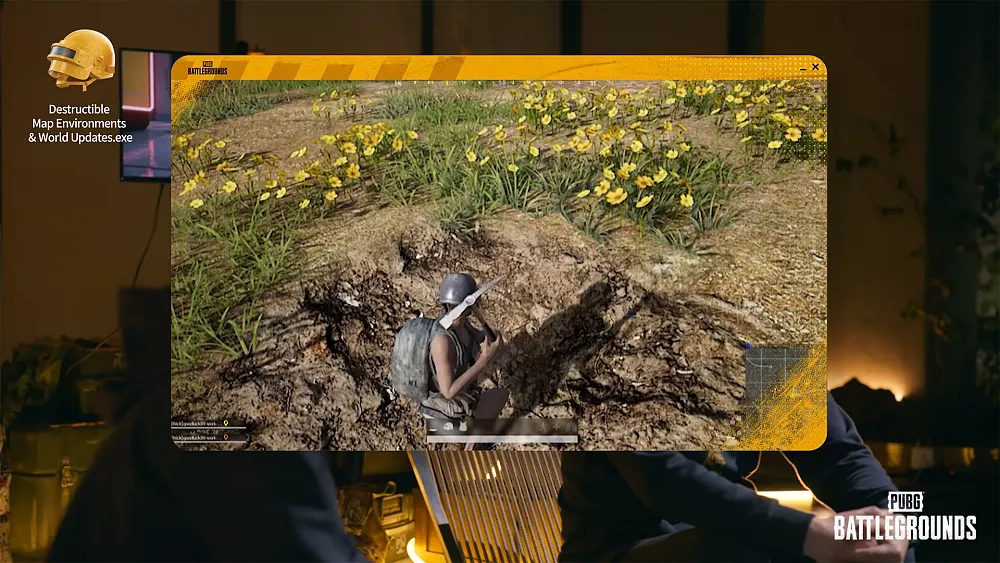 Image showing destructible environments in PUBG.