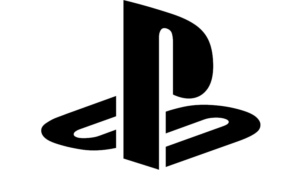 A simple black and white "PS" logo for PlayStation.