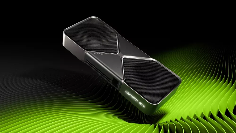 The Nvidia RTX 5090 GPU.