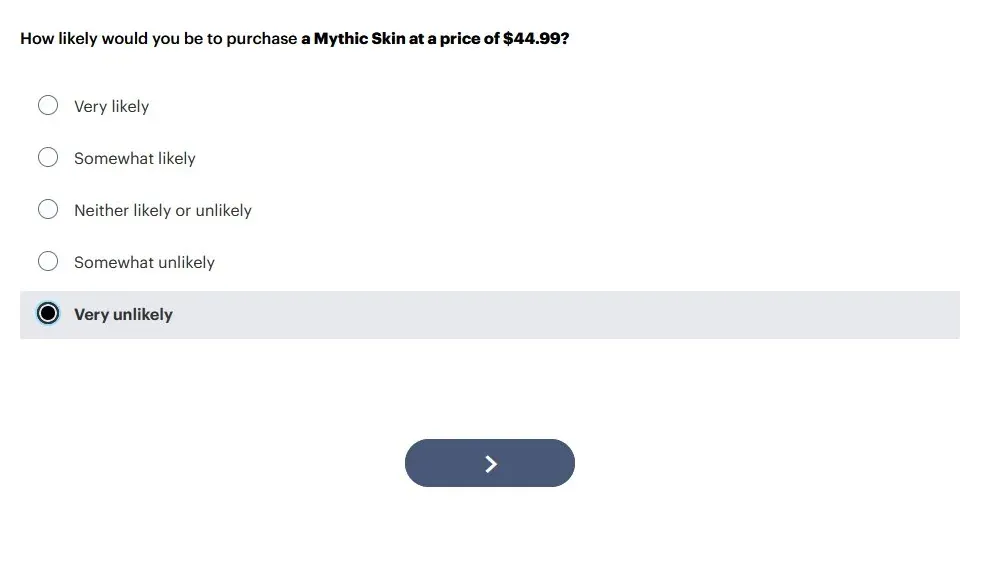 Overwatch 2 Mythic Skin price