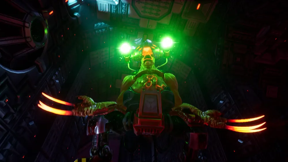 Screenshot from the System Shock remake.