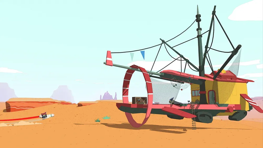 Screenshot from the video game Sable running on the PlayStation 5