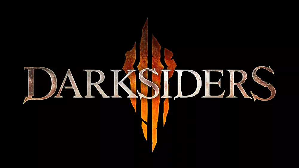 Text based logo for Darksiders 4.