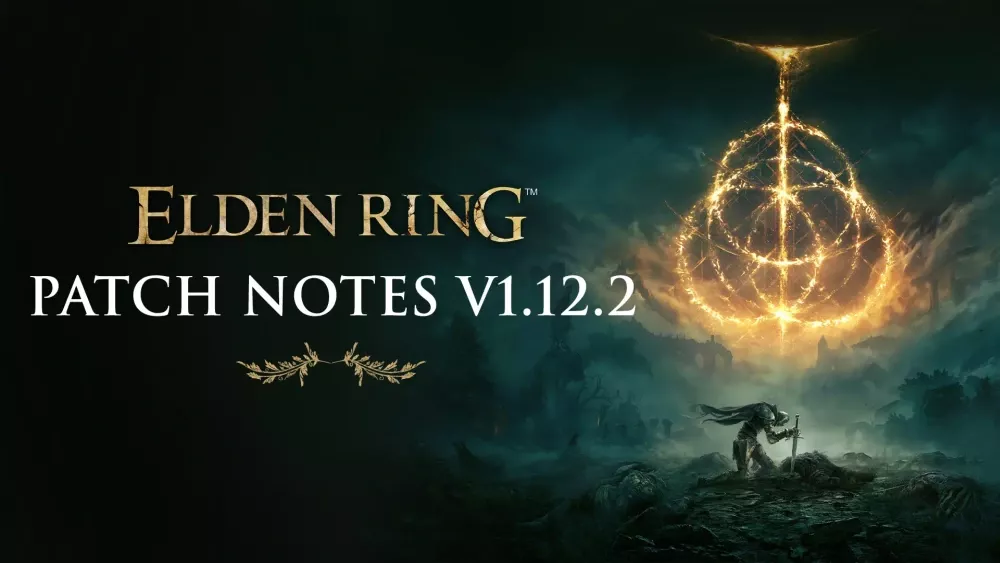 Simple art saying Elden Ring Calibration Update 1.12.2