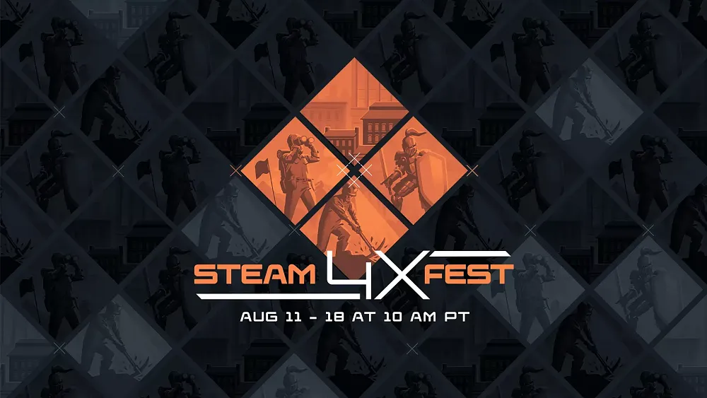 The Steam 4X Fest runs from August 11th at 10 am PT to August 18th at 10 am PT.
