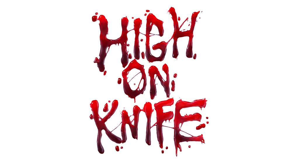 Logo with text saying High on Knife.