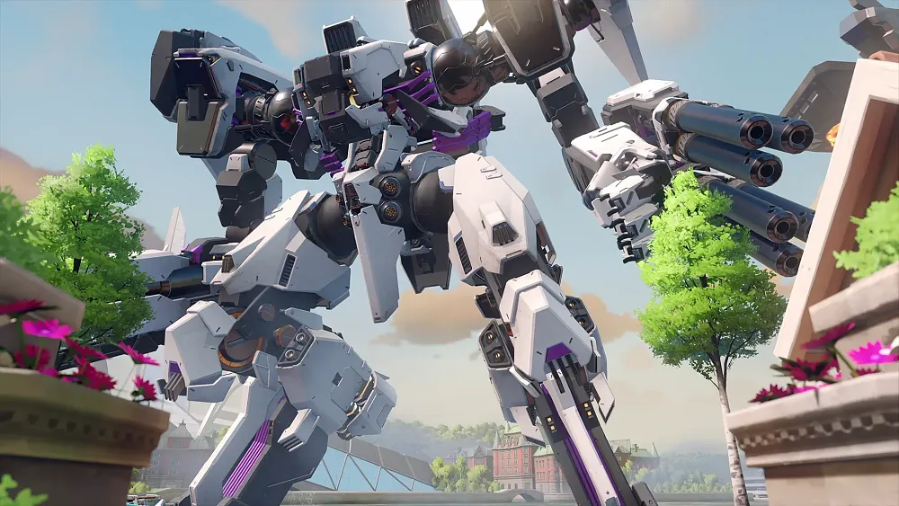 Screenshot from the upcoming story content for Overwatch 2.