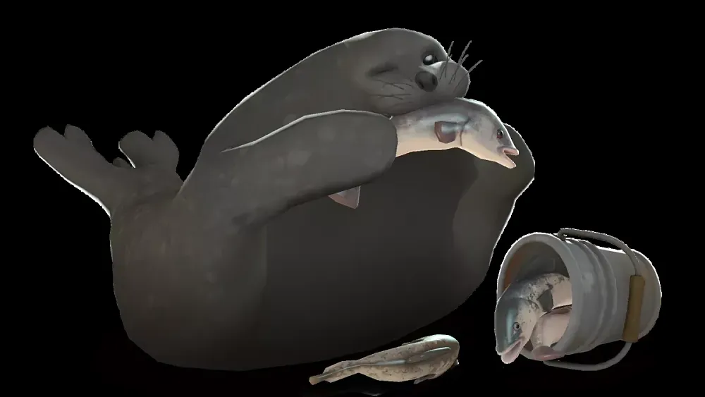 It's a seal from Team Fortress 2's Selbyn map.