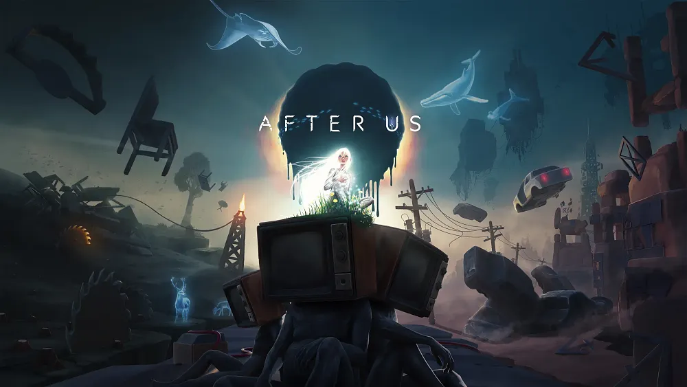 Key art for the video game After Us.