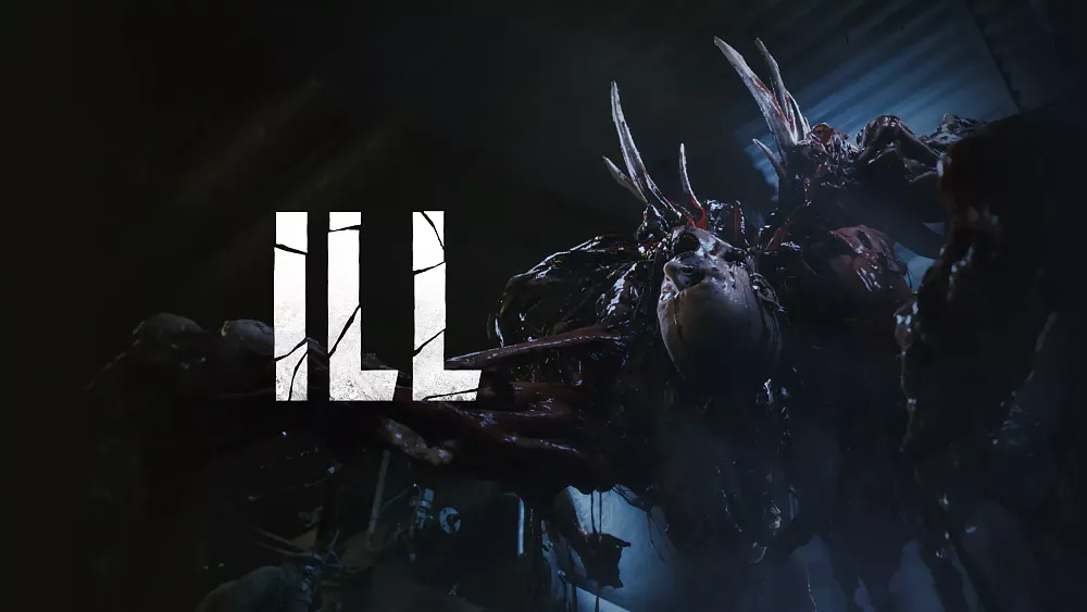 Keyart with the title, ILL, and some weird monster thing.