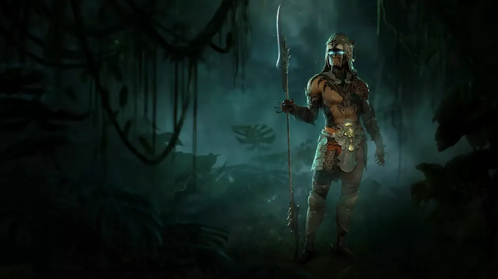 The new Spiritborn character class posing.