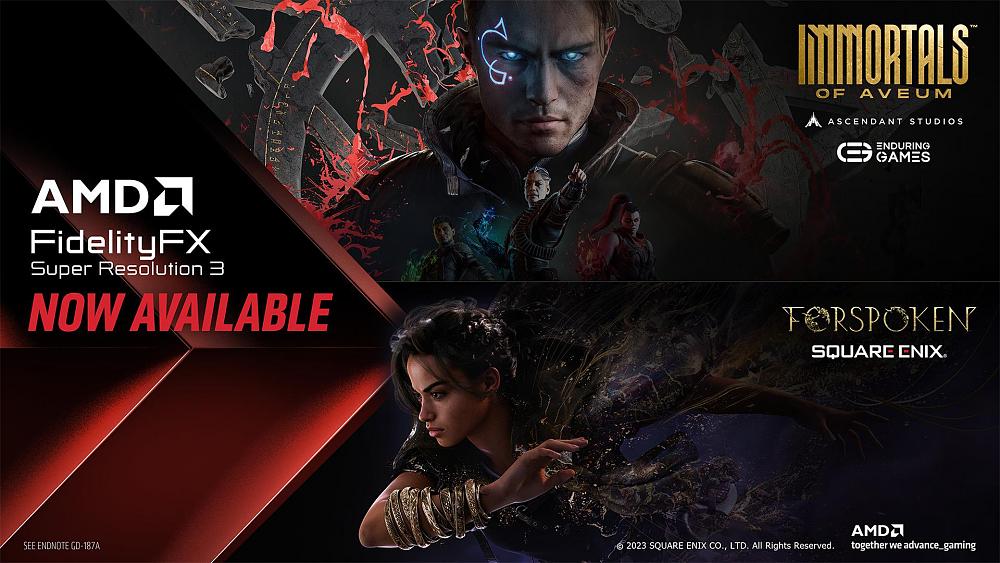 AMD FSR 3 is out now and available on Forspoken and Immortals of Aveum.