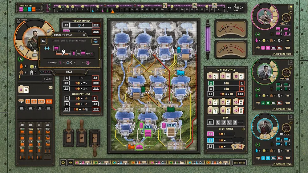 A very complicated screen from Barrage showing a lot of user interface areas. It's a big jumped mess of stuff.