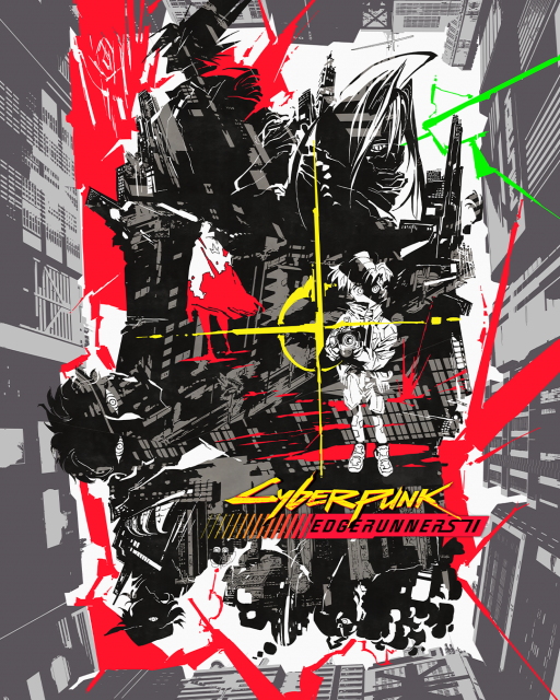 Poster artwork for Cyberpunk: Edgerunners 2 from Ichigo Kanno from Trigger.