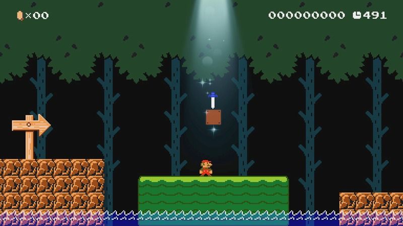 Super Mario Maker 2 Master Sword