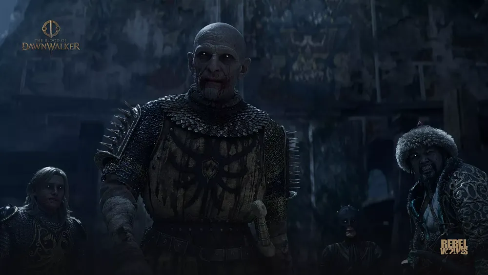 An image at night of a few medieval vampires from an upcoming video game.
