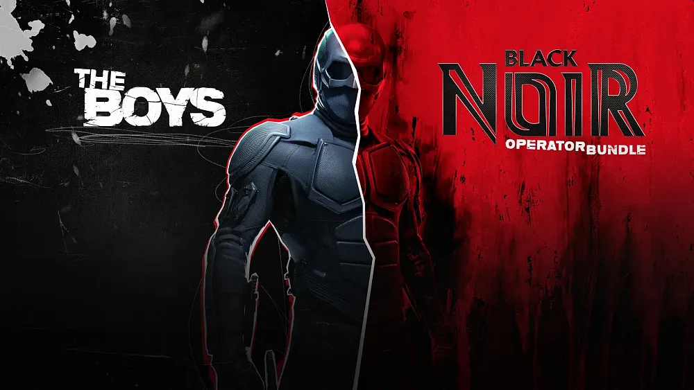 Art showing Black Noir from The Boys in Call of Duty: Modern Warfare 2 crossover event.