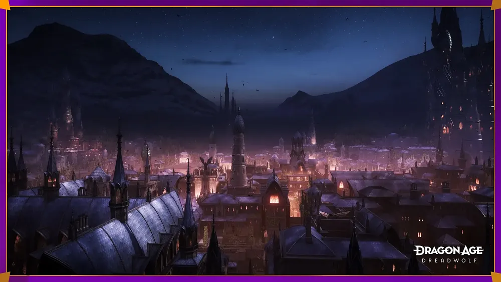 Image of a sprawling fantasy-inspired city.