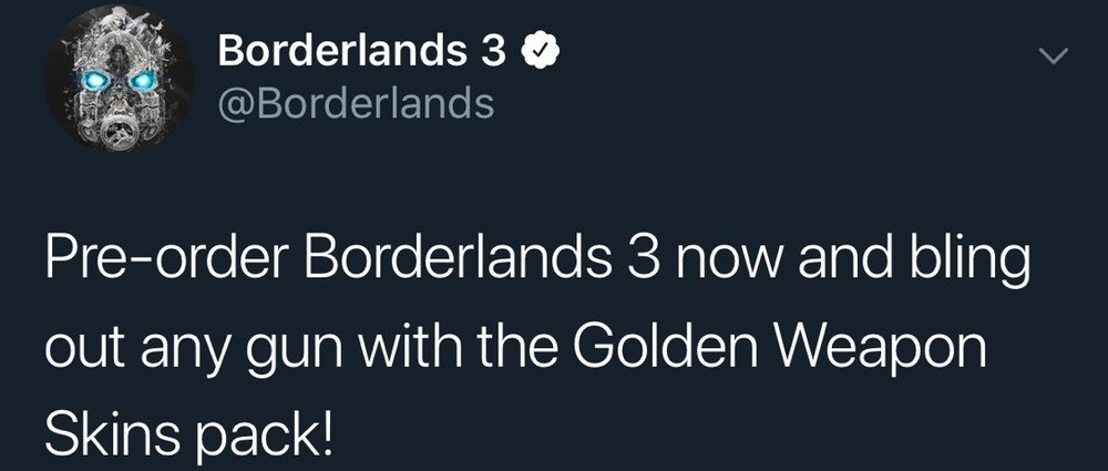Borderlands 3 release date