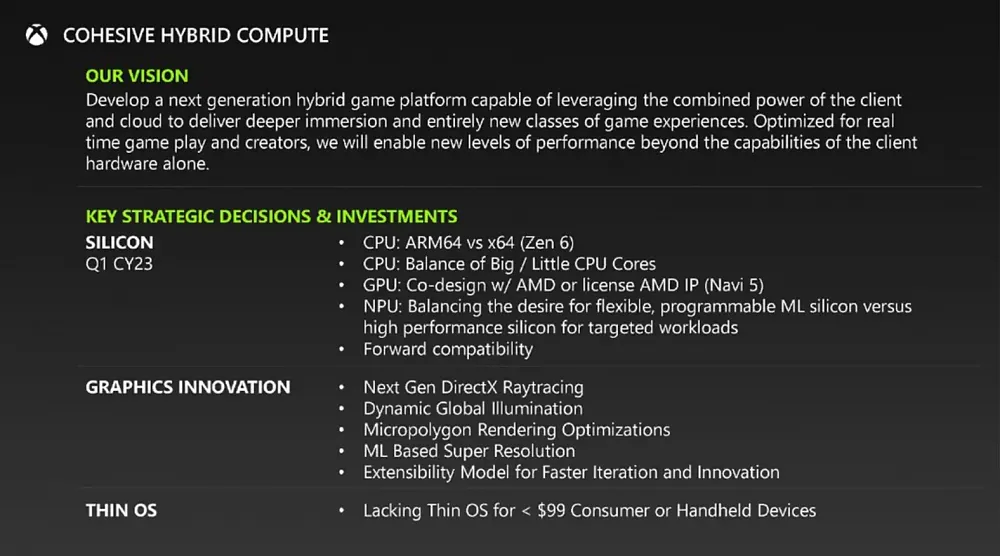 Various details, some technical, about the next-gen Xbox console for 2028.