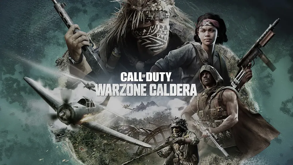 Key art for the soon to be shut down battle royale game Call of Duty: Warzone Caldera.