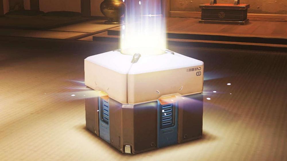 A loot box from Overwatch.