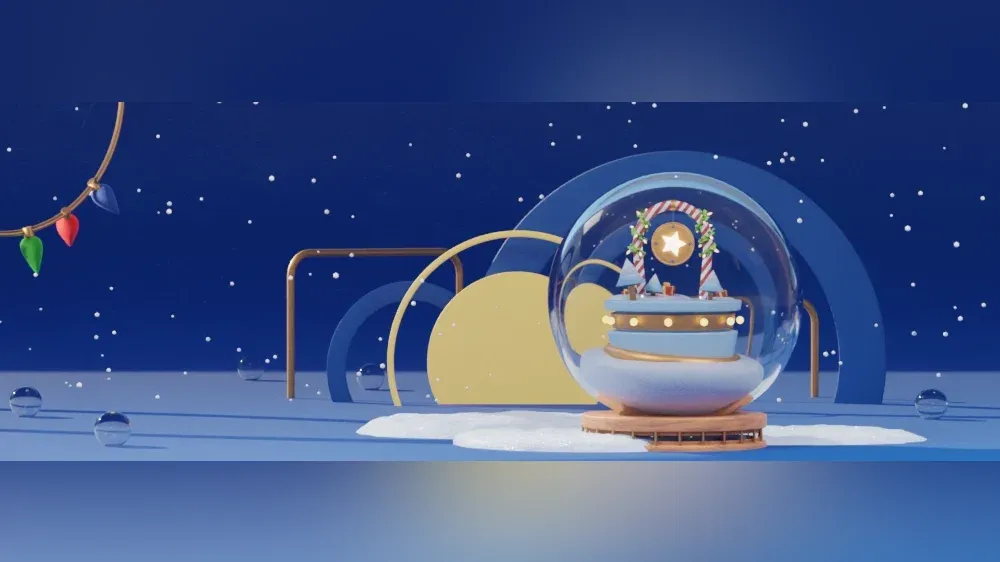 Promotional art for GOG's Winter Sale for 2022