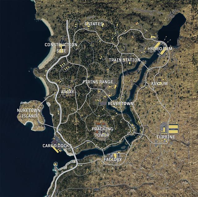 Call of Duty: Black Ops 4 Blackout map