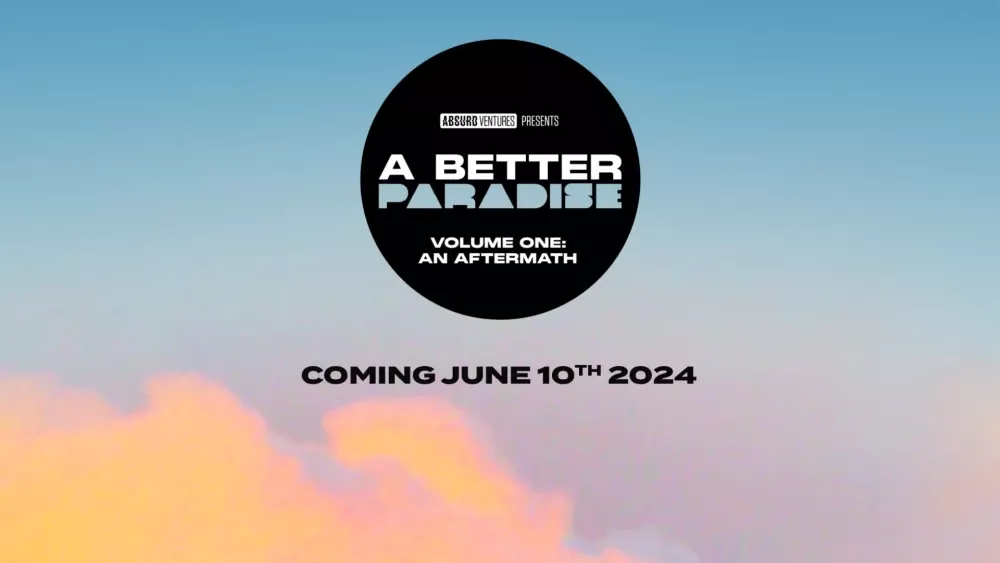 Promo art for A Better Paradise fictional audio series coming June 10th.