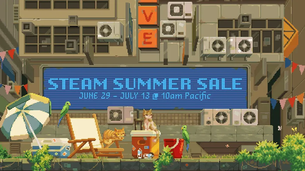 Artwork announcing the Steam Summer Sale 2023 is now live.